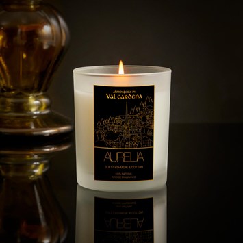 AURELIA GENÈVE HOME - ATMOSFERA DI VAL GARDENA - SOFT CASHMERE & COTTON MUM - Kaşmir ve Koton Kokulu Mum