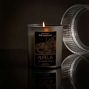 AURELIA GENÈVE HOME - ATMOSFERA DI VAL GARDENA - SOFT CASHMERE & COTTON MUM - Kaşmir ve Koton Kokulu Mum