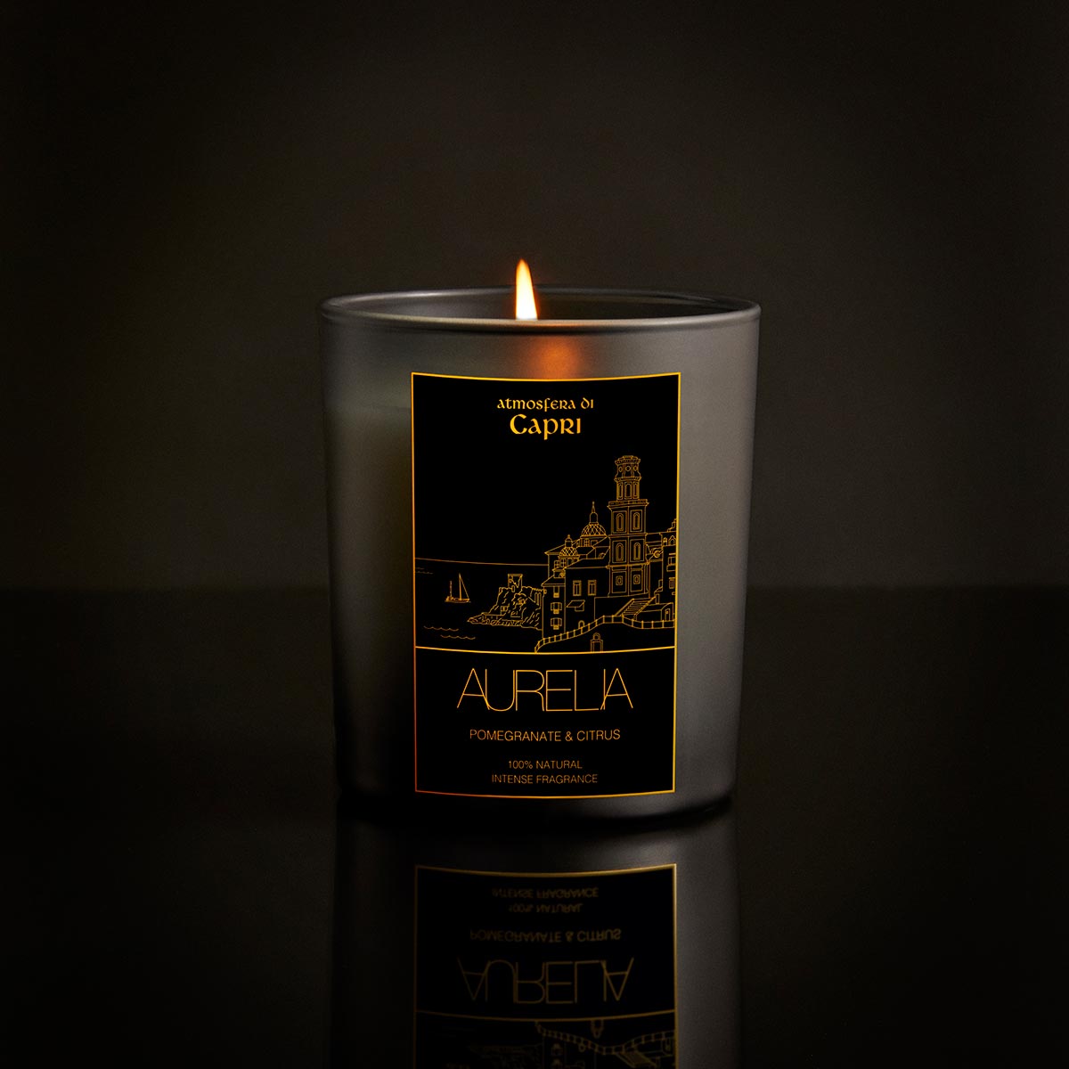 AURELIA GENÈVE HOME - ATMOSFERA DI CAPRI - POMEGRANATE & CITRUS MUM - Nar & Limon Kokulu Mum