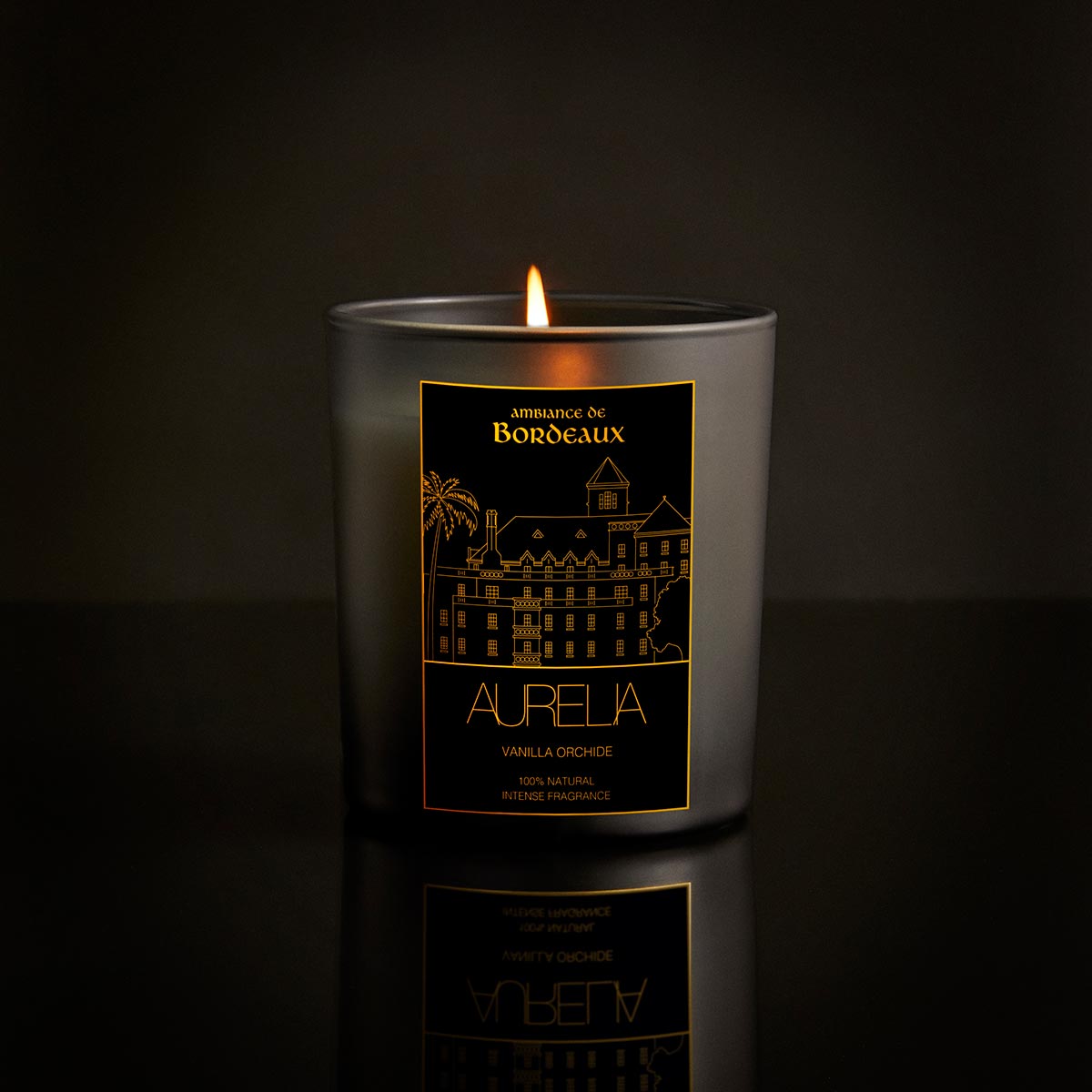 AURELIA GENÈVE HOME - AMBIANCE DE BORDEAUX - VANILLA & ORCHIDE MUM - Vanilya & Orkide Kokulu Mum