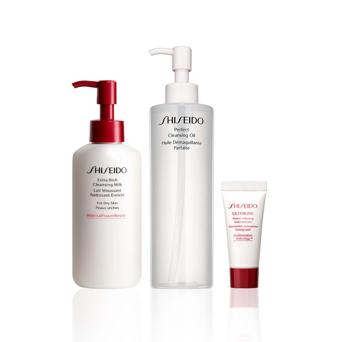 SHISEIDO - DOUBLE CLEANSE ÇİFT AŞAMALI TEMİZLEYİCİ SET - Normal & Kuru Ciltler