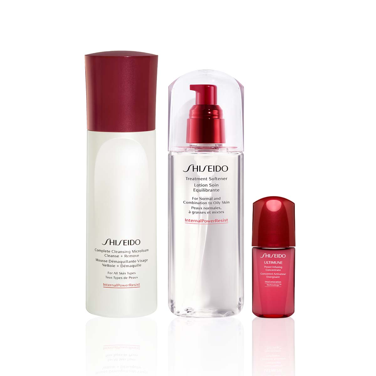 SHISEIDO - ARINDIRICI & NEM BOMBASI & GÖZENEK SIKILAŞTIRICI SET - Karma & Yağlı Ciltler