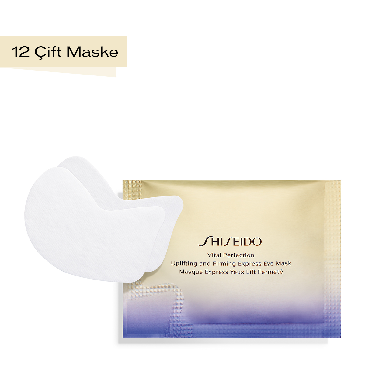 SHISEIDO - VITAL PERFECTION UPLIFTING&FIRMING EXPRESS EYE MASK - Sıkılaştıran ve Toparlayan Anti-Aging Etkili Retinol İçeren Ekspres Göz Çevresi Maskesi -12 Çift