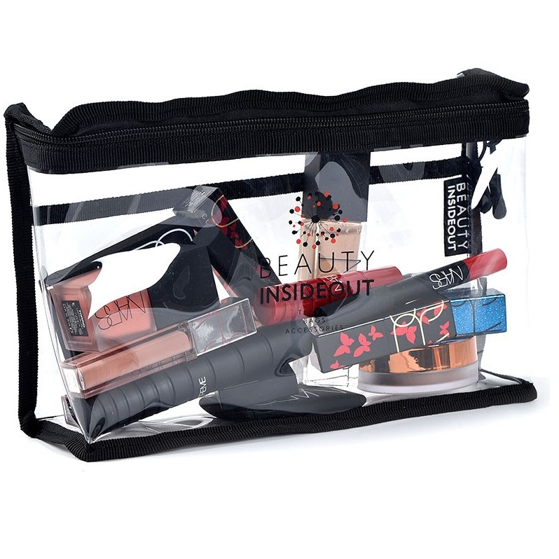 BEAUTY INSIDEOUT - BEAUTY DETAIL BAG - Cepli Şeffaf Makyaj Çantası