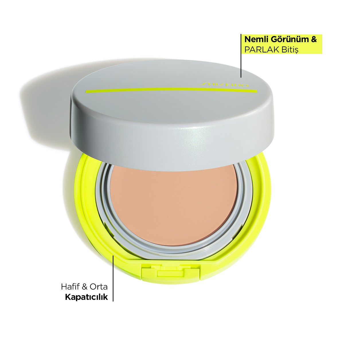 SHISEIDO - SPORTS BB COMPACT SPF50+ WETFORCE/QUICK DRY - Cildi Güzelleştiren, Nemli Bitişli, Suya, Terlemeye Karşı Dayanıklı Güneş Koruyucu Kompakt BB Krem SPF50+ (Kuru & Kuruya Dönük Karma Cilt İçin)
