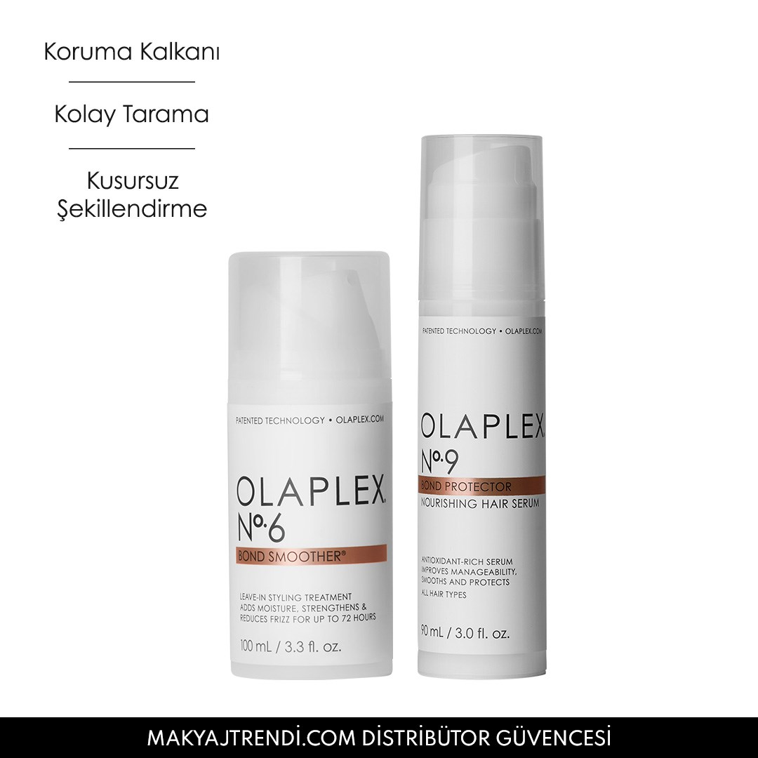 OLAPLEX - FRIZZ CONTROL STYLING DUO - Elektriklenmeyi Kontrol Altına Alan & Bağ Güçlendiren İkili Saç Şekillendirme Seti