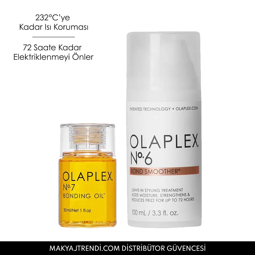 OLAPLEX - ICONIC STYLING DUO - Saçları Şekillendirirken Etkili Bakım Yapan Bağ Güçlendirici İkonik İkili