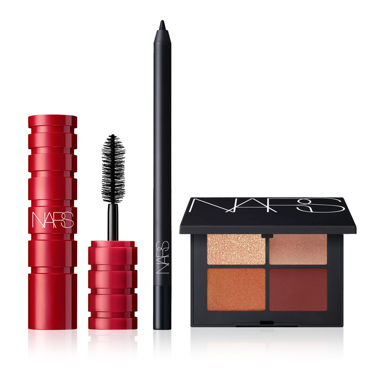 NARS - THE EYE ESSENTIALS BUNDLE - Dörtlü Far Paleti & Eyeliner & Mini Climax Maskara Seti