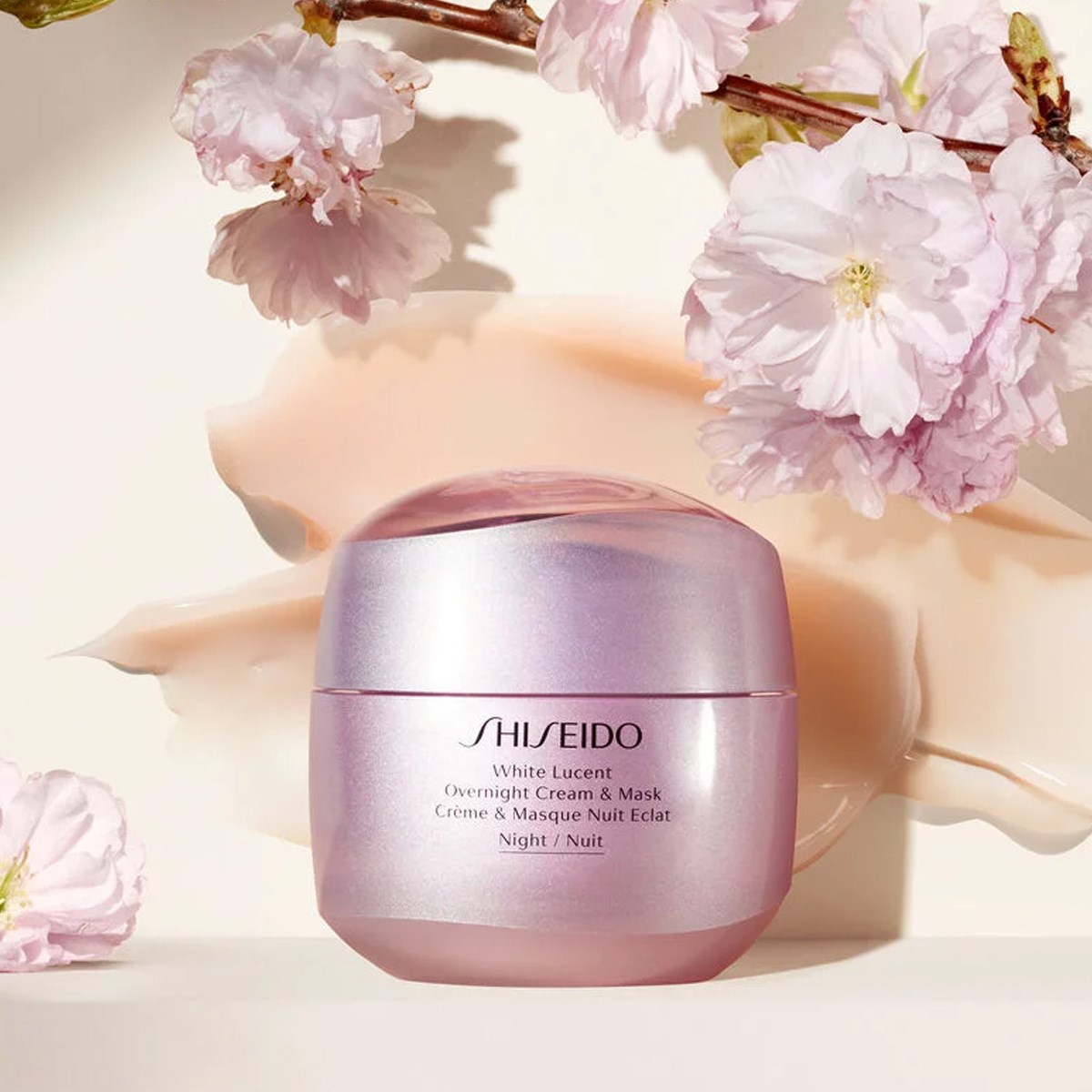 WHITE LUCENT OVERNIGHT CREAM & MASK 9