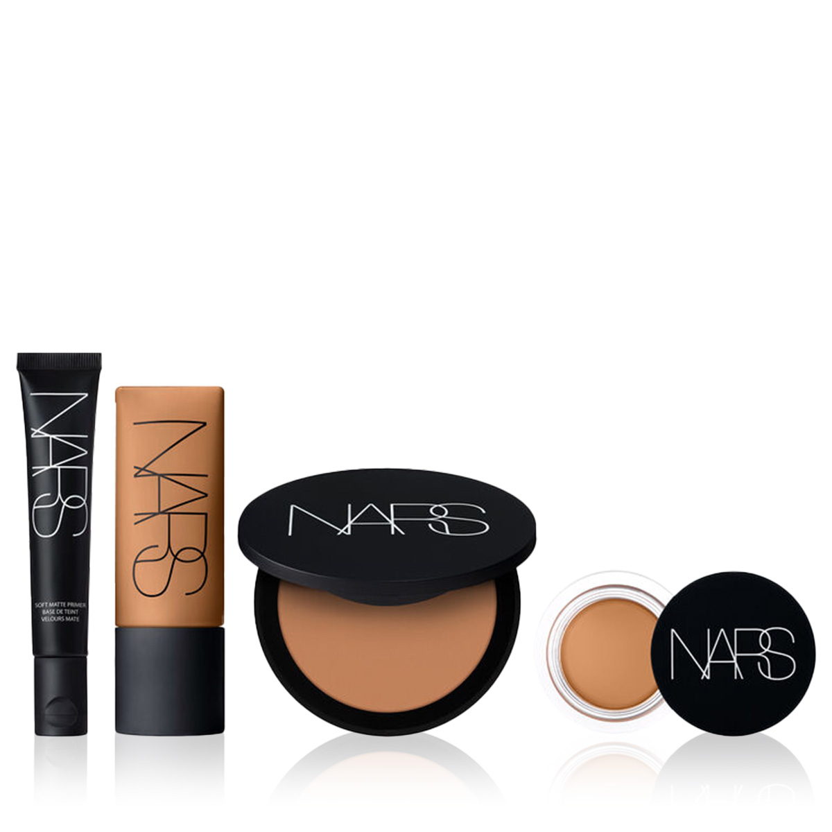 NARS - ALL MATTE EVERYTHING BUNDLE - Mat Görünüm Sunan Silgi Fondöten & Silgi Kapatıcı & Silgi Pudra  ve Primer Seti