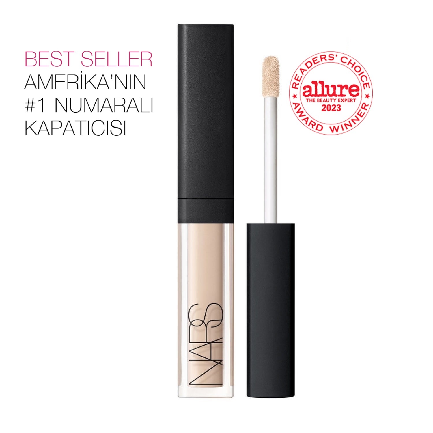 NARS - MINI RADIANT CREAMY CONCEALER - Mini Boy - E Vitamini İçeren, İnce Çizgi Karşıtı, Aydınlatıcı Etkili & Nemlendirici, Orta Kapatıcılığa Sahip Kremsi Kapatıcı