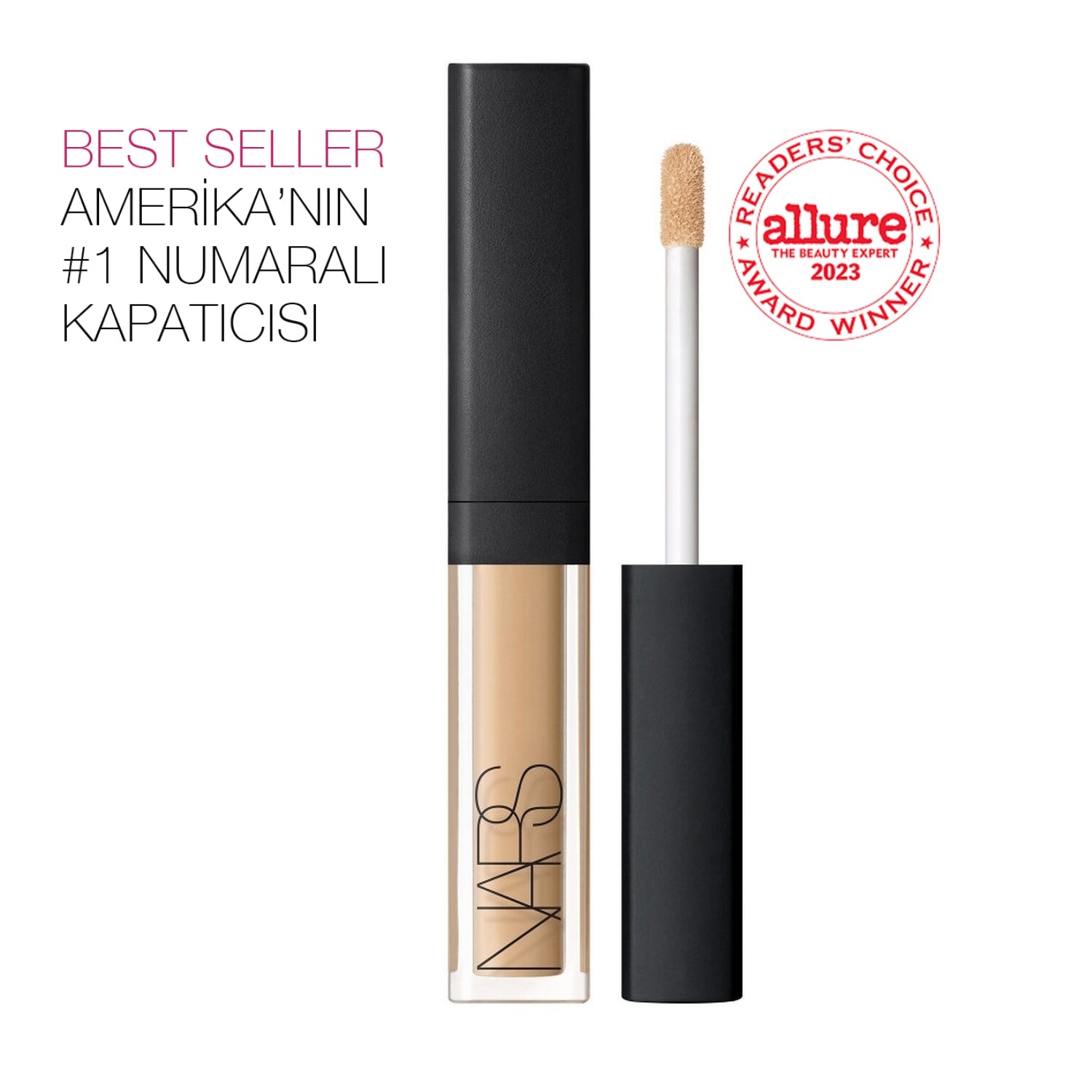 NARS - MINI RADIANT CREAMY CONCEALER - Mini Boy - E Vitamini İçeren, İnce Çizgi Karşıtı, Aydınlatıcı Etkili & Nemlendirici, Orta Kapatıcılığa Sahip Kremsi Kapatıcı