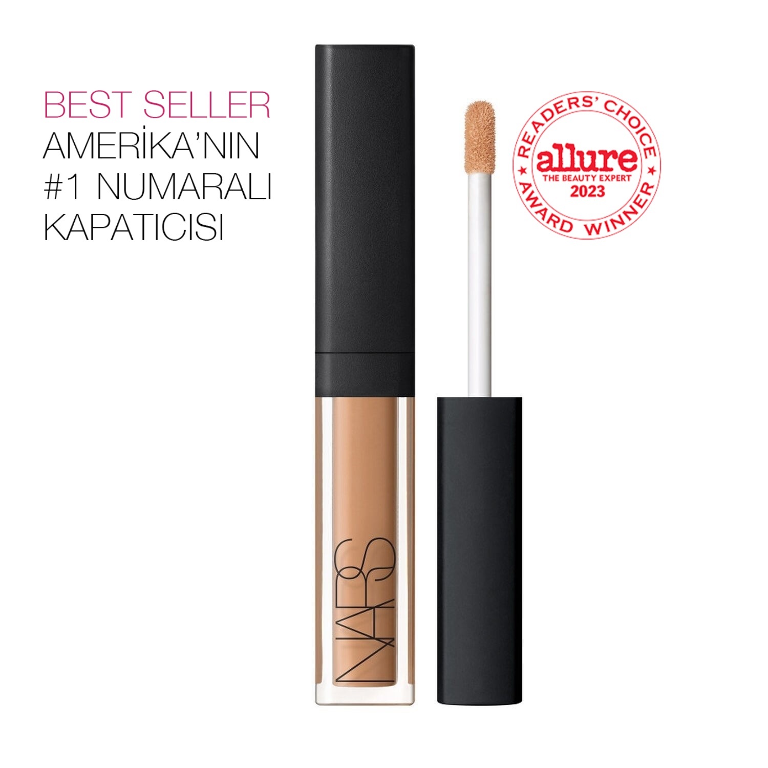 NARS - MINI RADIANT CREAMY CONCEALER - Mini Boy - E Vitamini İçeren, İnce Çizgi Karşıtı, Aydınlatıcı Etkili & Nemlendirici, Orta Kapatıcılığa Sahip Kremsi Kapatıcı