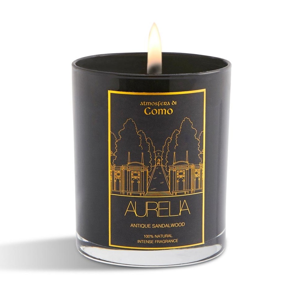AURELIA GENÈVE HOME - ATMOSFERA DI COMO - ANTIQUE SANDALWOOD MUM - Sandal Ağacı Kokulu Mum