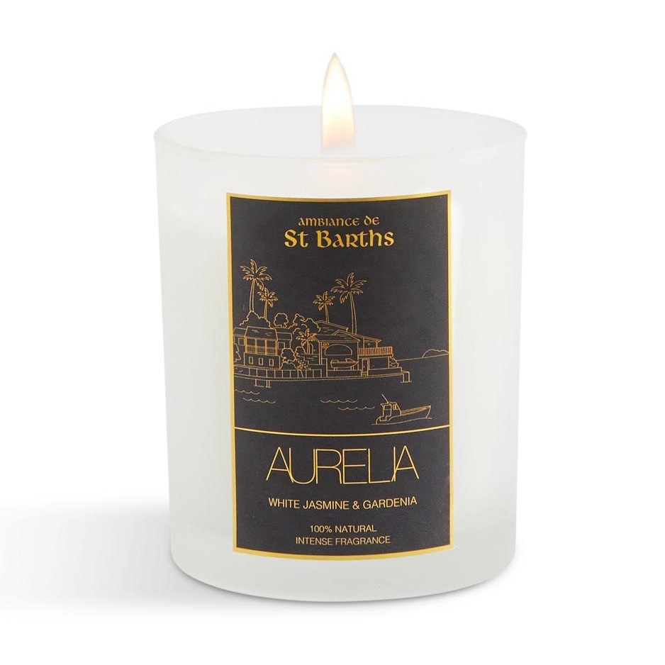 AURELIA GENÈVE HOME - AMBIANCE DE ST BARTHS - WHITE JASMINE & GARDENIA MUM - Yasemin & Gardenya Kokulu Mum