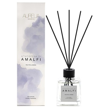 AURELIA GENÈVE HOME - ATMOSFERA DI AMALFI – WILD FIG & JASMINE DIFFUSER – 100ML - İncir & Yasemin Çubuklu Oda Kokusu