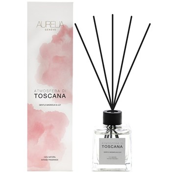 AURELIA GENÈVE HOME - ATMOSFERA DI TOSCANA – GENTLY MAGNOLIA & LILY DIFFUSER - 100 ML - Manolya & Zambak Çubuklu Oda Kokusu