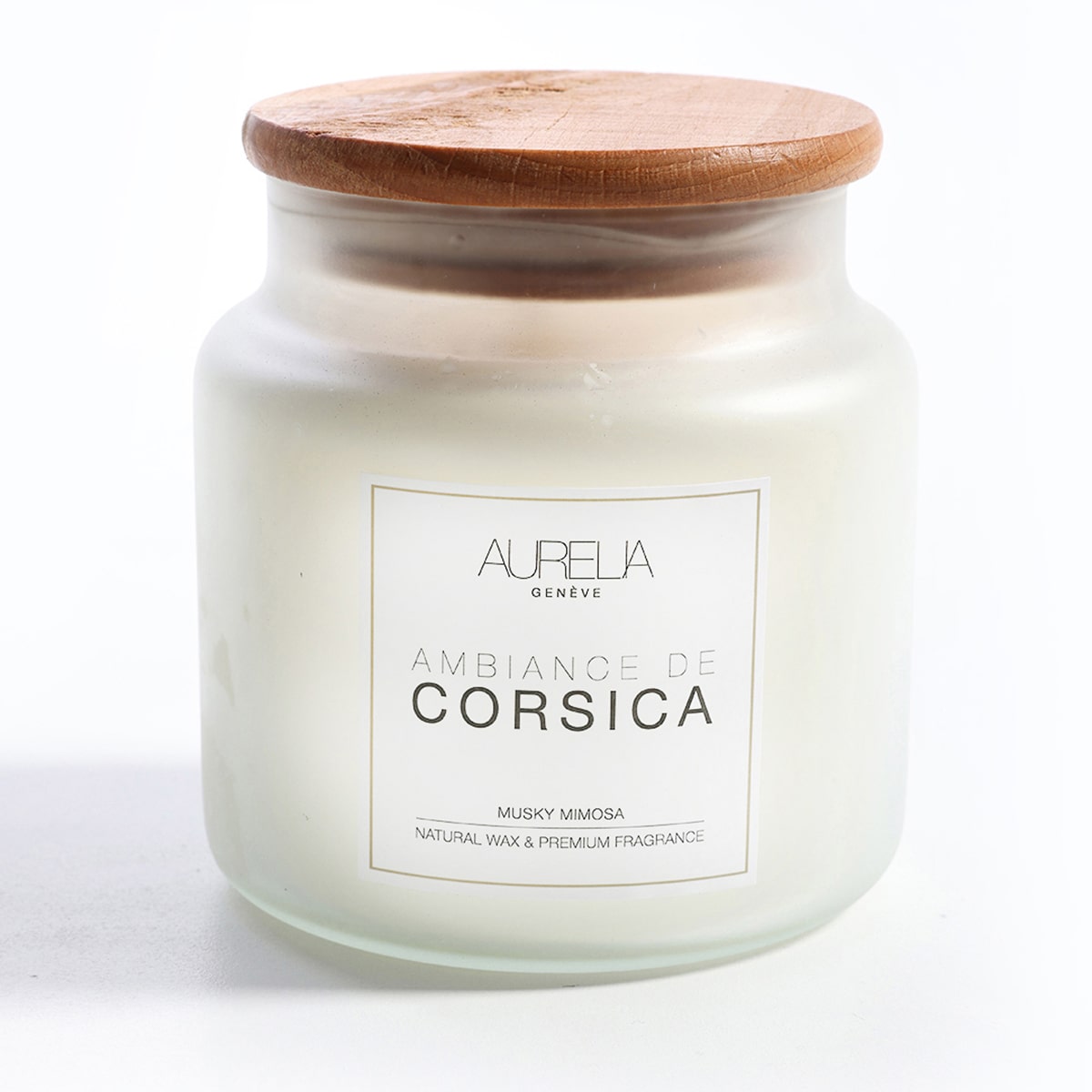 AURELIA GENÈVE HOME - AMBIANCE DE CORSICA – MUSKY & MIMOSA MUM XL – 450 GR - Mimoza & Misk Kokulu Büyük Boy Mum