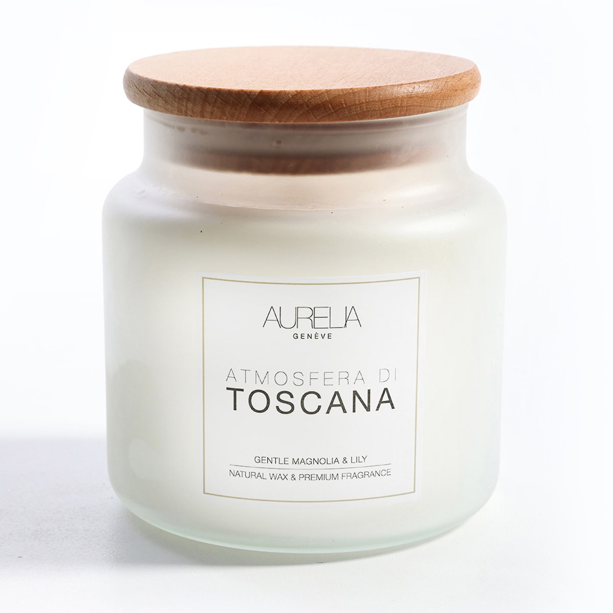 AURELIA GENÈVE HOME - ATMOSFERA DI TOSCANA – GENTLE MAGNOLIA & LILY MUM XL 450GR - Manolya & Zambak Kokulu Büyük Boy Mum