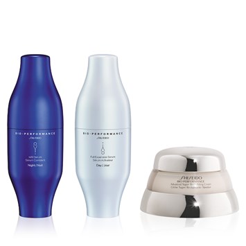 SHISEIDO - BIO-PERFORMANCE SUPER REVITALIZING SERUM & CREAM SET - Hyalüronik Asit İçeren, Cilde Dolgu Etkisi Veren Serum & Yaşlanma Karşıtı Nemlendirici Seti
