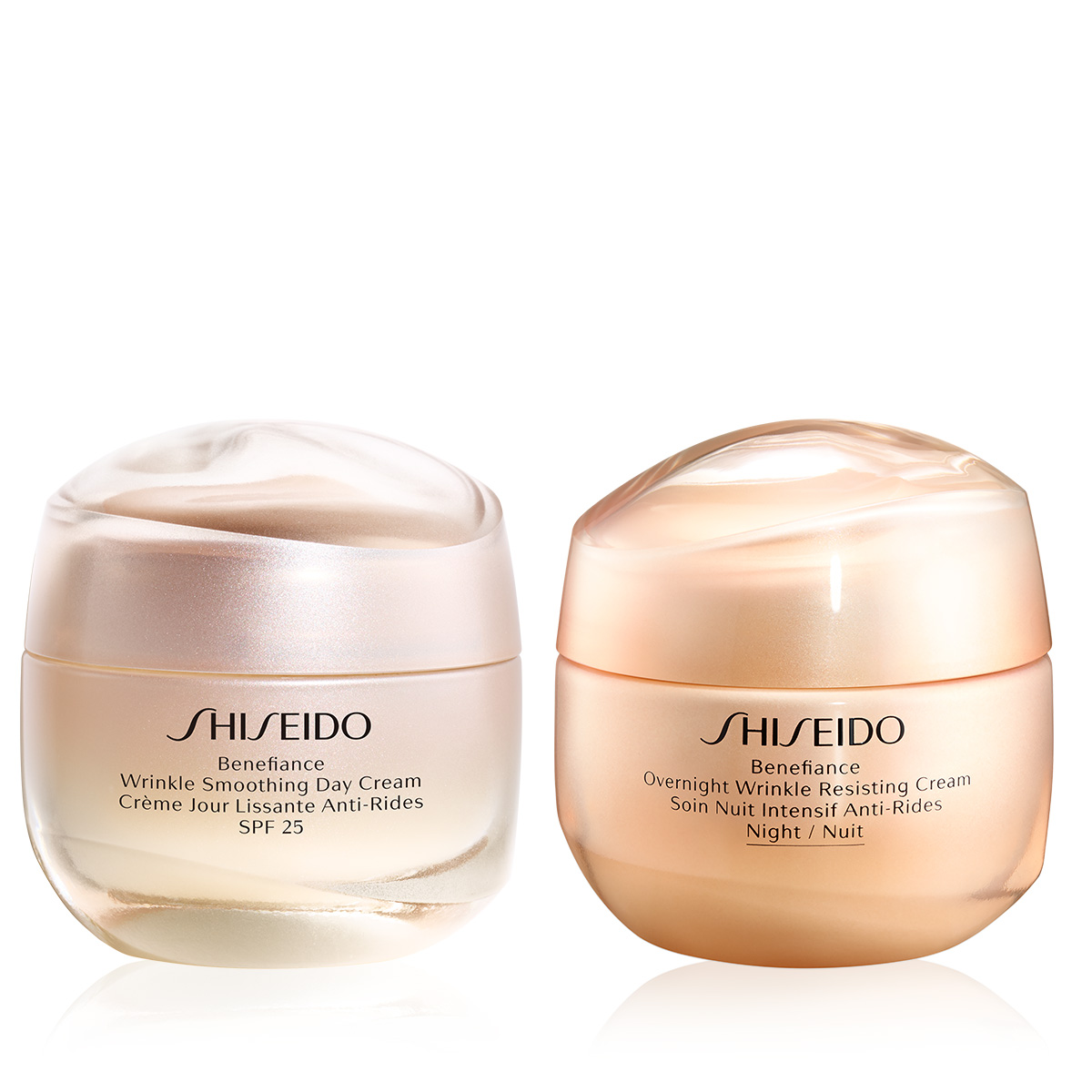 SHISEIDO - BENEFIANCE DAY & NIGHT SET - Kırışıklık Karşıtı Gece ve Gündüz İçin İkili Nemlendirici Seti