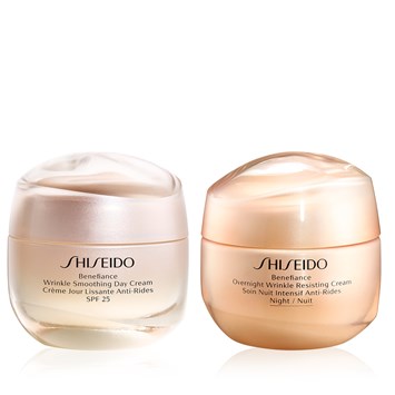SHISEIDO - BENEFIANCE DAY & NIGHT SET - Kırışıklık Karşıtı Gece ve Gündüz İçin İkili Nemlendirici Seti