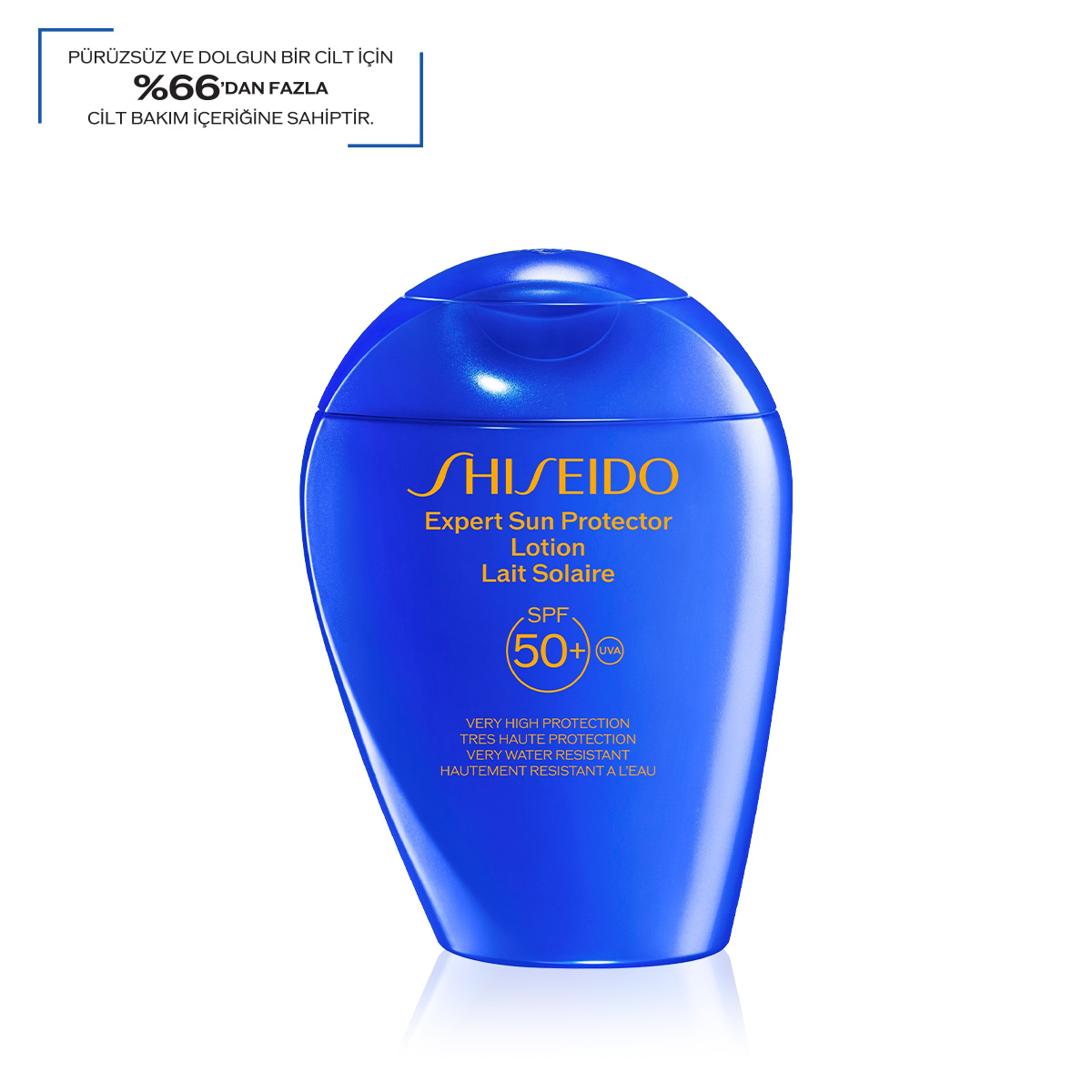 SHISEIDO - EXPERT SUN PROTECTOR LOTION SPF50+ - %65 Cilt Bakımı İçerikli, Suya ve Isıya Dayanıklı Güneş Koruyucu Losyon