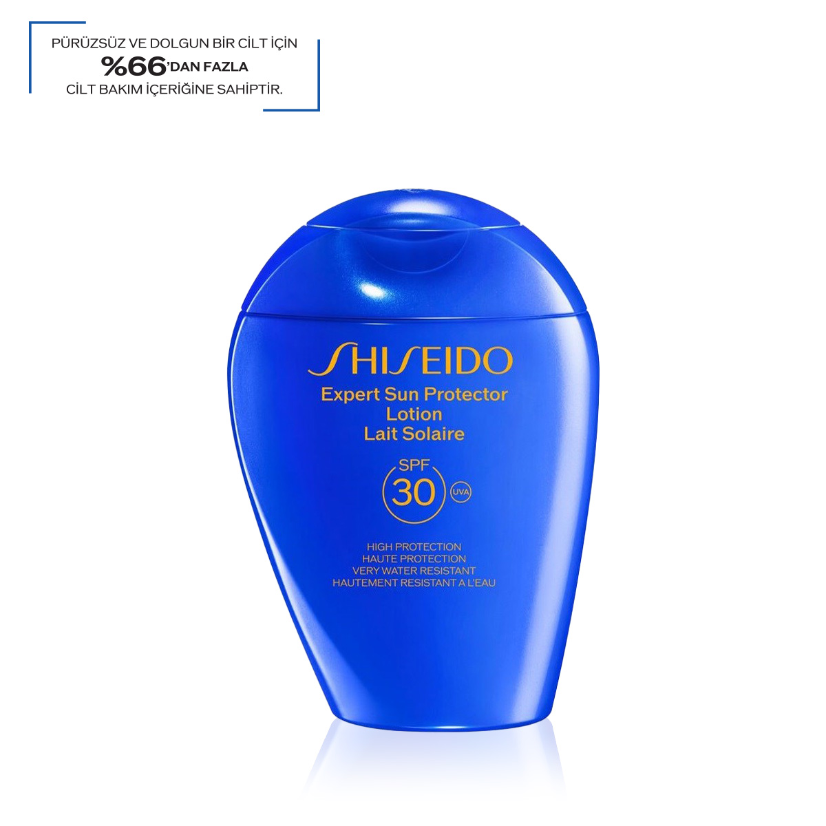 SHISEIDO - EXPERT SUN PROTECTOR LOTION SPF30 - %65 Cilt Bakımı İçerikli, Suya ve Isıya Dayanıklı Güneş Koruyucu Losyon