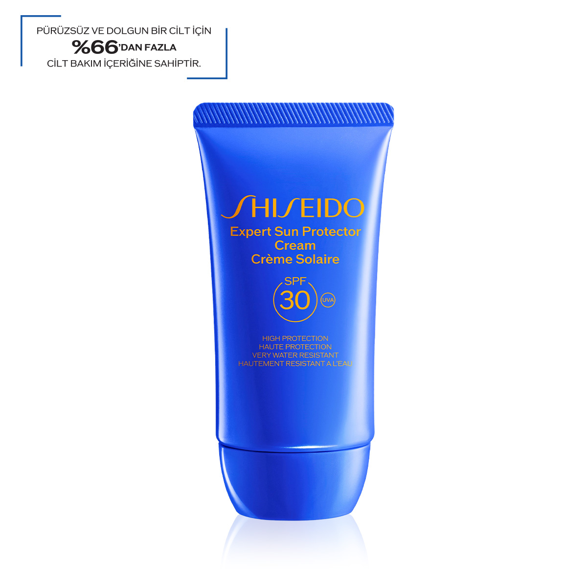 SHISEIDO - EXPERT SUN PROTECTOR CREAM SPF30 - Suya ve Isıya Çok Dayanıklı, İz Bırakmayan Güneşe Karşı Koruyucu Krem SPF30 - Yüz