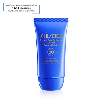 SHISEIDO - EXPERT SUN PROTECTOR CREAM SPF30 - Suya ve Isıya Çok Dayanıklı, İz Bırakmayan Güneşe Karşı Koruyucu Krem SPF30 - Yüz