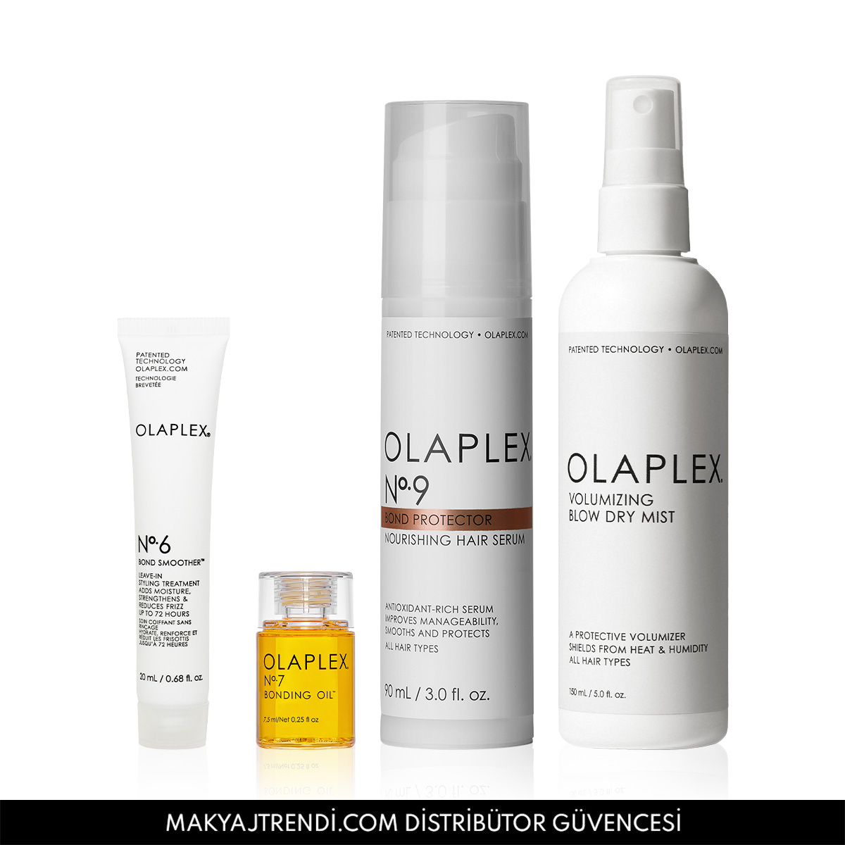 OLAPLEX - COMPLETE OLAPLEX STYLING KIT - Saçın Parlaklığını Artıran & Hacim Veren & Bağ Güçlendiren Saç Şekillendirme Seti