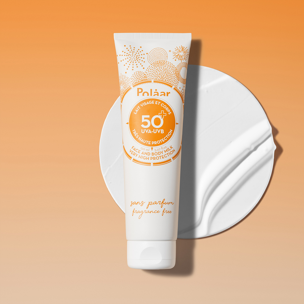 POLAAR - FACE AND BODY SUN MILK SPF50+ FRAGRANCE-FREE - Güneş Koruyucu Yüz & Vücut Sütü