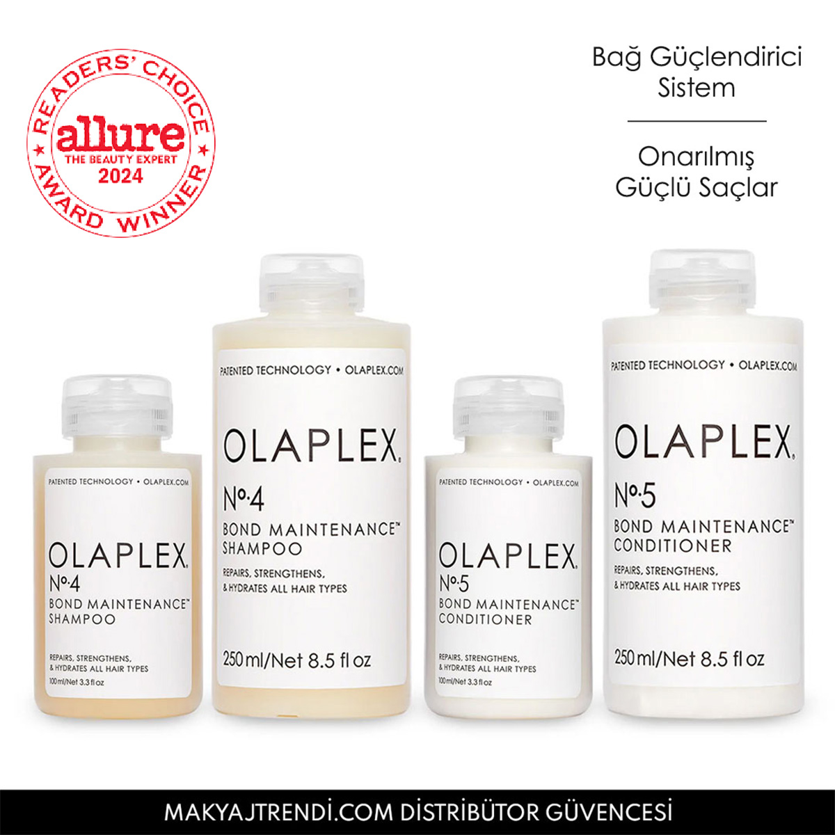 OLAPLEX - HOME & AWAY DAILY RITUAL KIT - Ev ve Seyahat İçin Bağ Güçlendirici Günlük Saç Bakım Seti