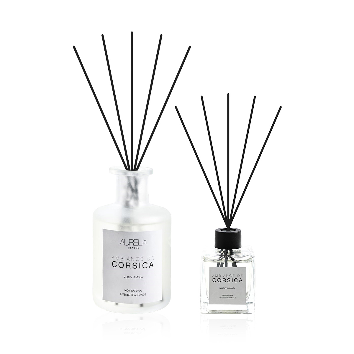 AURELIA GENÈVE HOME - CORSICA SCENT DUO  - Mimoza & Misk Kokulu İkili Çubuklu Oda Kokusu Seti