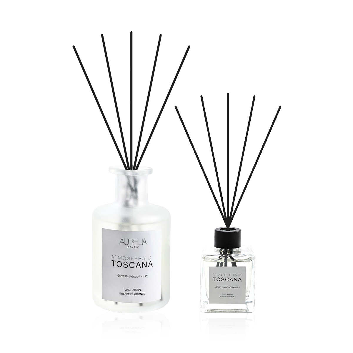 AURELIA GENÈVE HOME - TOSCANA SCENT DUO - Manolya & Zambak Kokulu İkili Çubuklu Oda Kokusu Seti