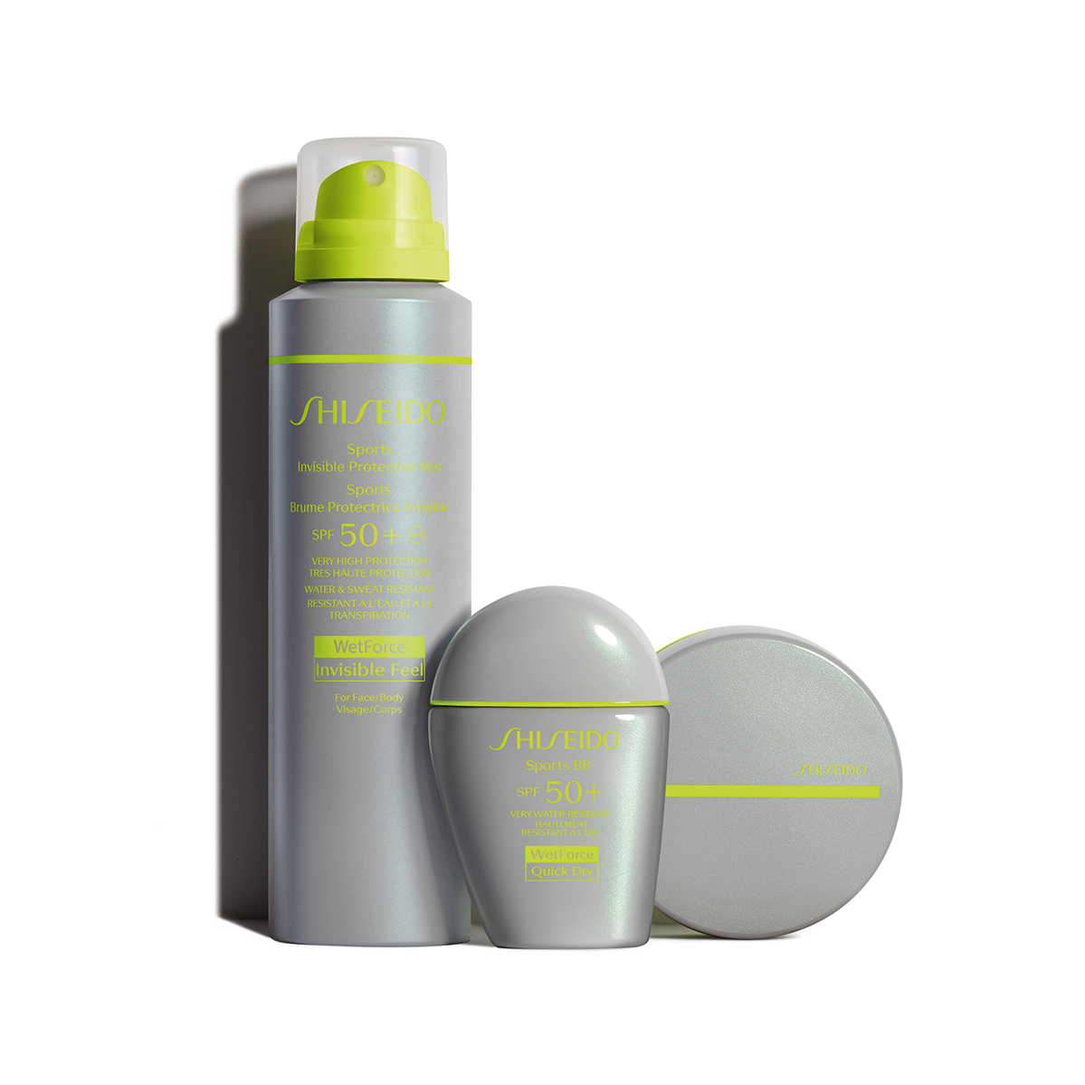 SHISEIDO - BEST SELLER SPORTS BB TRIO - Güneşe Karşı Etkili Koruma Sağlayan & Cildi Pürüzsüzleştiren Set