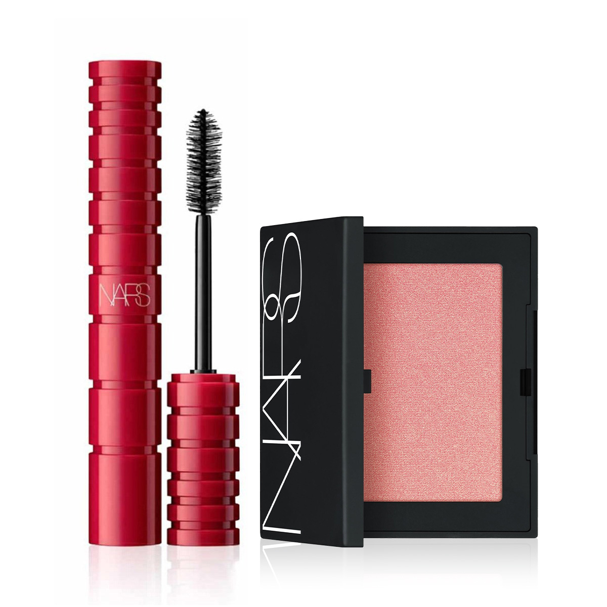 NARS - ICONIC CHEEKS & EYES BUNDLE - Cilde Doğal Canlılık Veren Allık & Kirpiklere Maksimum Hacim Veren Maskara Seti