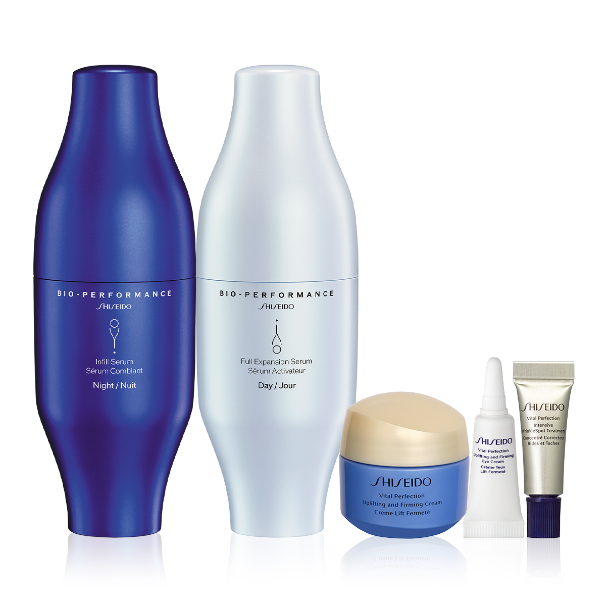 SHISEIDO - DAY-TO-NIGHT PLUMPING SKINCARE SET - Hyalüronik Asit İçeren, Cildi Dolgunlaştıran Gece & Gündüz Bakım Seti