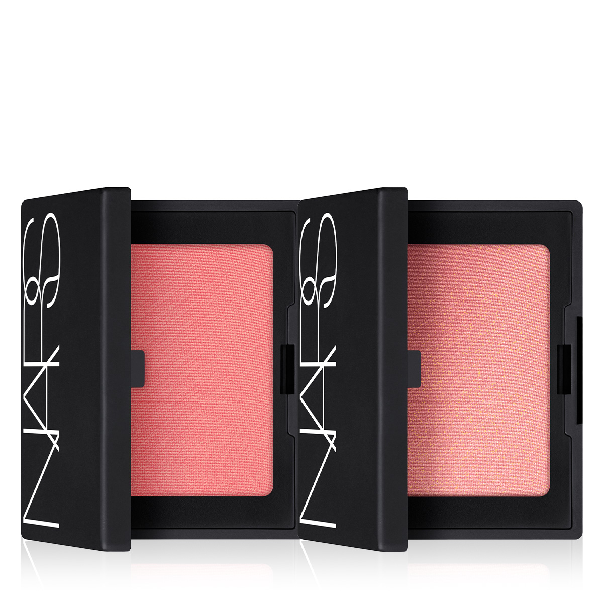 NARS - MINI ORGASM MATTE & GLOW POWDER BLUSH DUO - Talk İçermeyen Mat & Işıltılı Bitişli İkili Mini Allık Seti