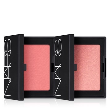 NARS - MINI ORGASM MATTE & GLOW POWDER BLUSH DUO - Talk İçermeyen Mat & Işıltılı Bitişli İkili Mini Allık Seti