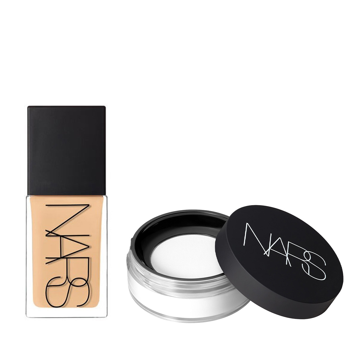 NARS - THE LIGHT REFLECTING FOUNDATION & SETTING POWDER - LOOSE BUNDLE - Light Reflecting Fondöten & Sabitleyici Toz Pudra Seti