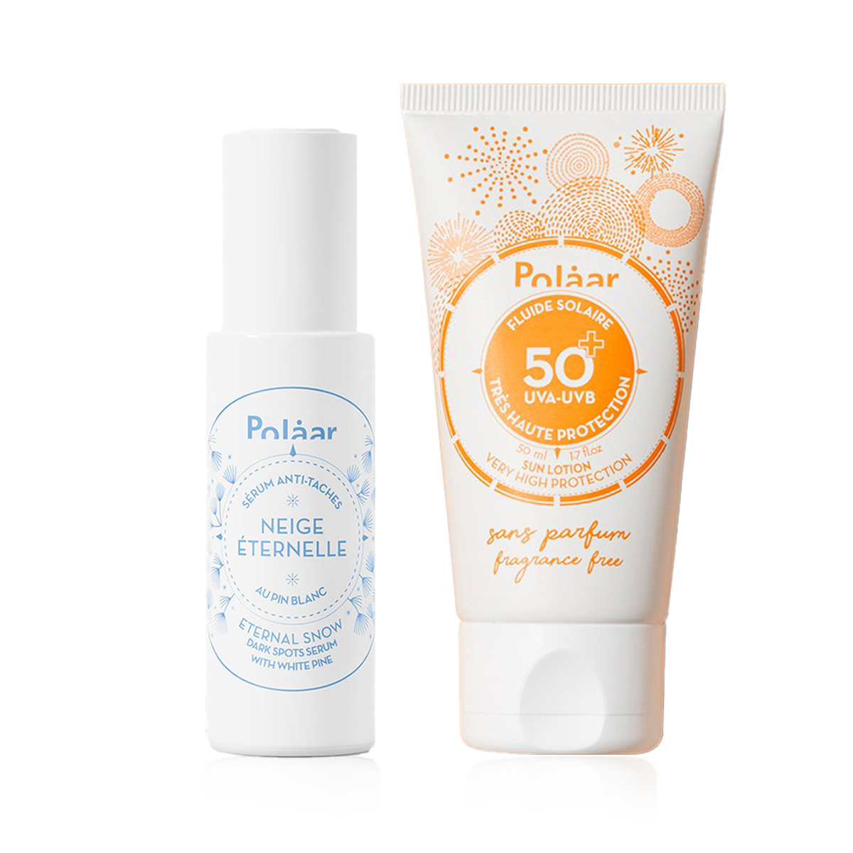 POLAAR - DARK SPOTS DUO - Cildi Güneşe Karşı Koruyan Krem & Lekelerle Savaşan Serum Seti