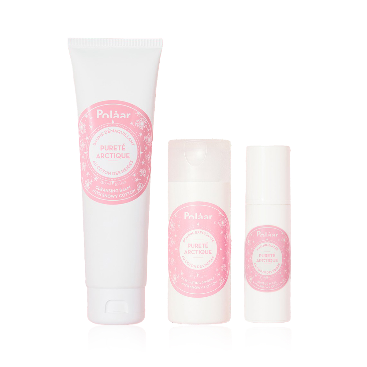 POLAAR - PERFECT CLEAR SKIN TRIO - Cildi Etkili Şekilde Temizleyen Balsam & Maske & Peeling Seti