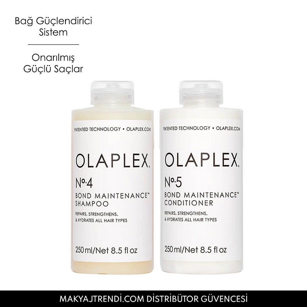 OLAPLEX - DAILY CLEANSE & CONDITION DUO - Saçları Temizleyen & Nemlendiren & Onaran Bağ Güçlendirici Günlük Bakım Seti