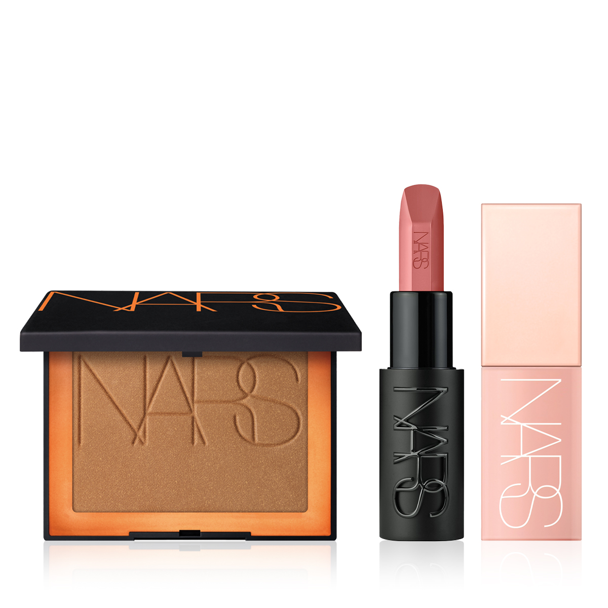 NARS - RADIANCE BUNDLE - Cilde Canlı ve Bronz Görünüm Kazandıran & Dudaklara Yoğun Renk Veren Makyaj Seti