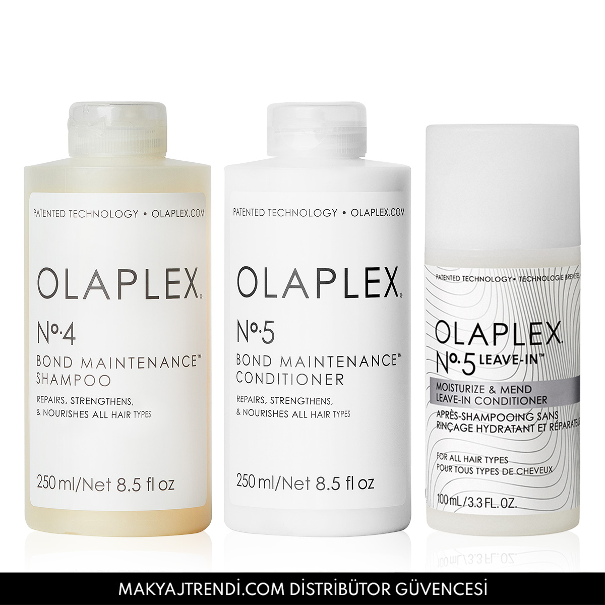 OLAPLEX - SHOWERED IN HYDRATION SET - Bağ Güçlendirici & Nemlendirici Üçlü Bakım Seti