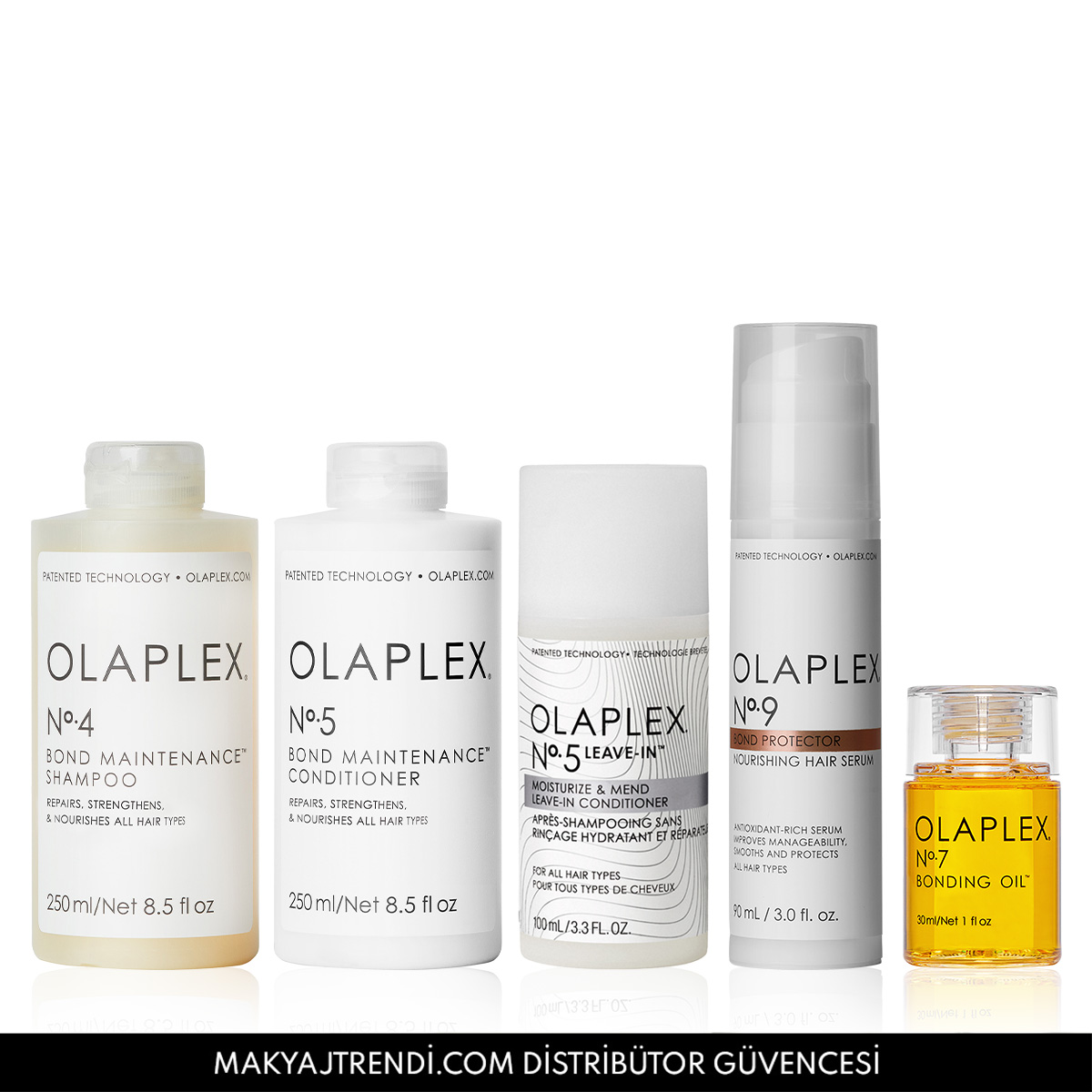 OLAPLEX - ANTI-SPLIT ENDS COMPLETE KIT - Bağ Güçlendiren & Saçlardaki Kırıkları Onaran Bakım Seti