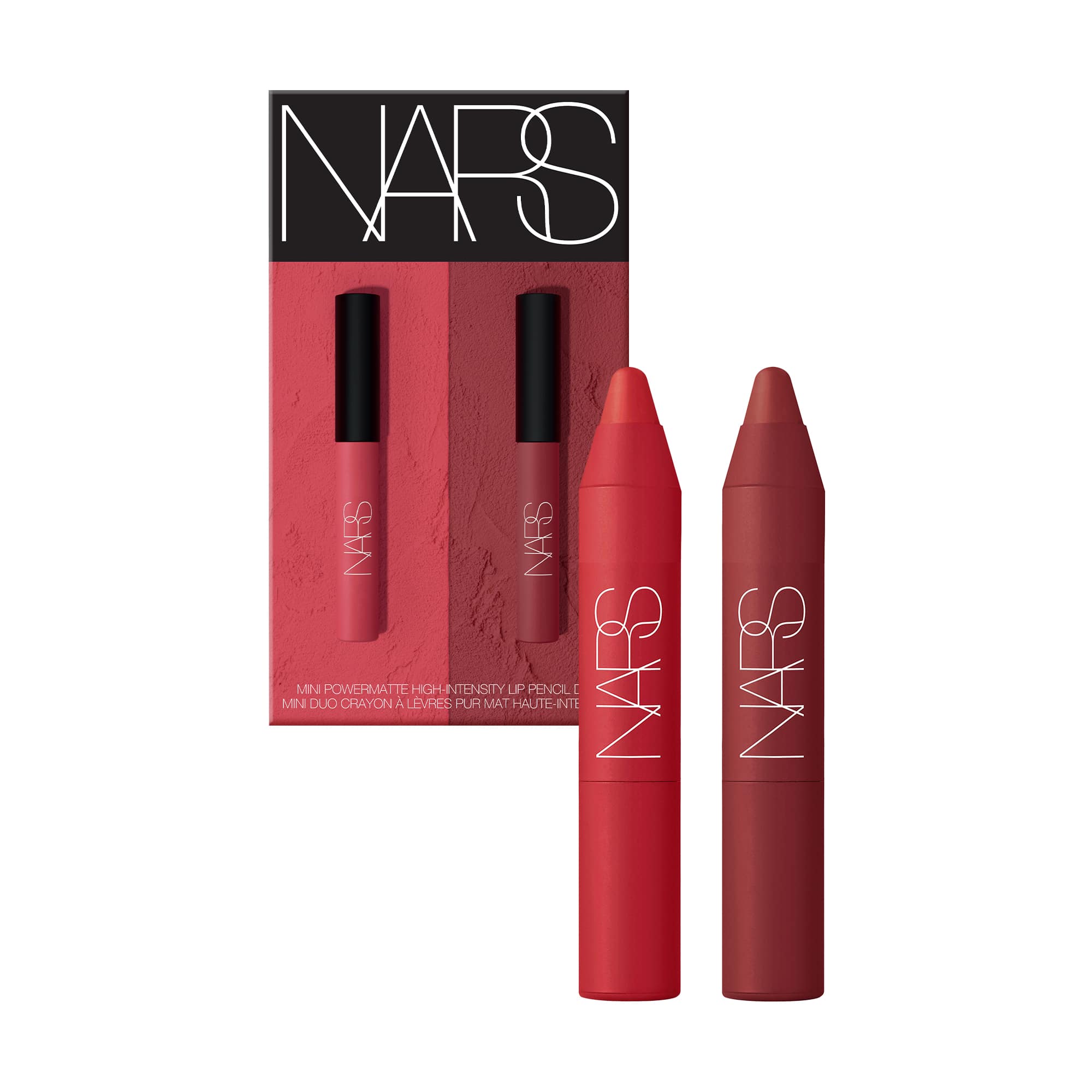 NARS - MINI POWERMATTE HIGH-INTENSITY LIP PENCIL DUO - Uzun Süre Kalıcı & Mat Bitişli Mini Kalem Ruj Seti