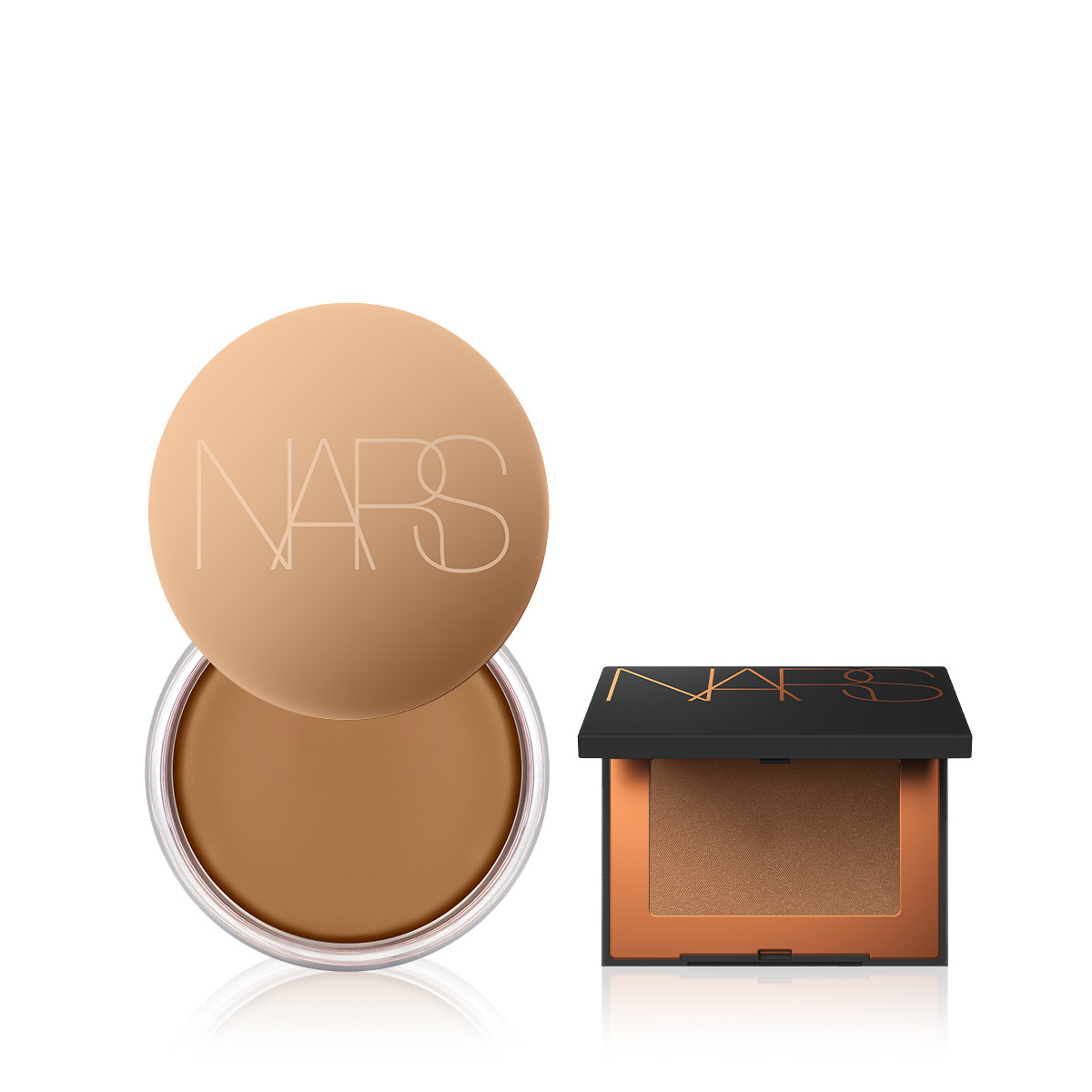 NARS - LAGUNA BRONZING CREAM & MINI POWDER DUO - Cildi Isıtan ve Boyutlandıran Krem & Mini Toz Bronzer Seti
