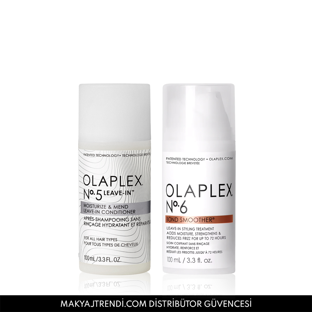 OLAPLEX - MOISTURE & STYLE DUO - Saçları Şekillendiren & Kırıkları Onaran Bağ Güçlendirici İkili Set